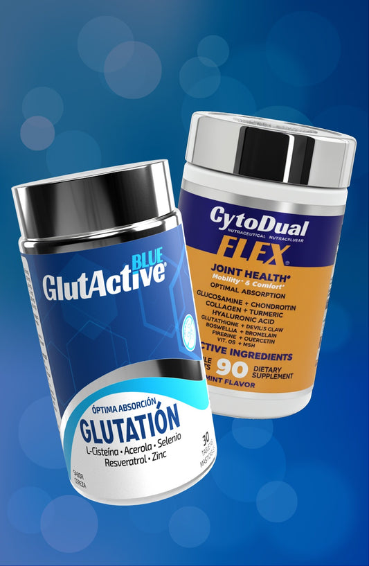 Cytodual Flex 90 & Blue 60 Tabs Combo, sold exclusively online. Includes Flex 90, Blue 60, plus Ultra C 30 Tabs as a special gift