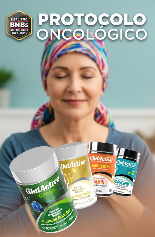 Oncological Combo, sold exclusively online. Includes Green 60, Gold 60, Magnesium 60, and Ultra C 60 Tabs.