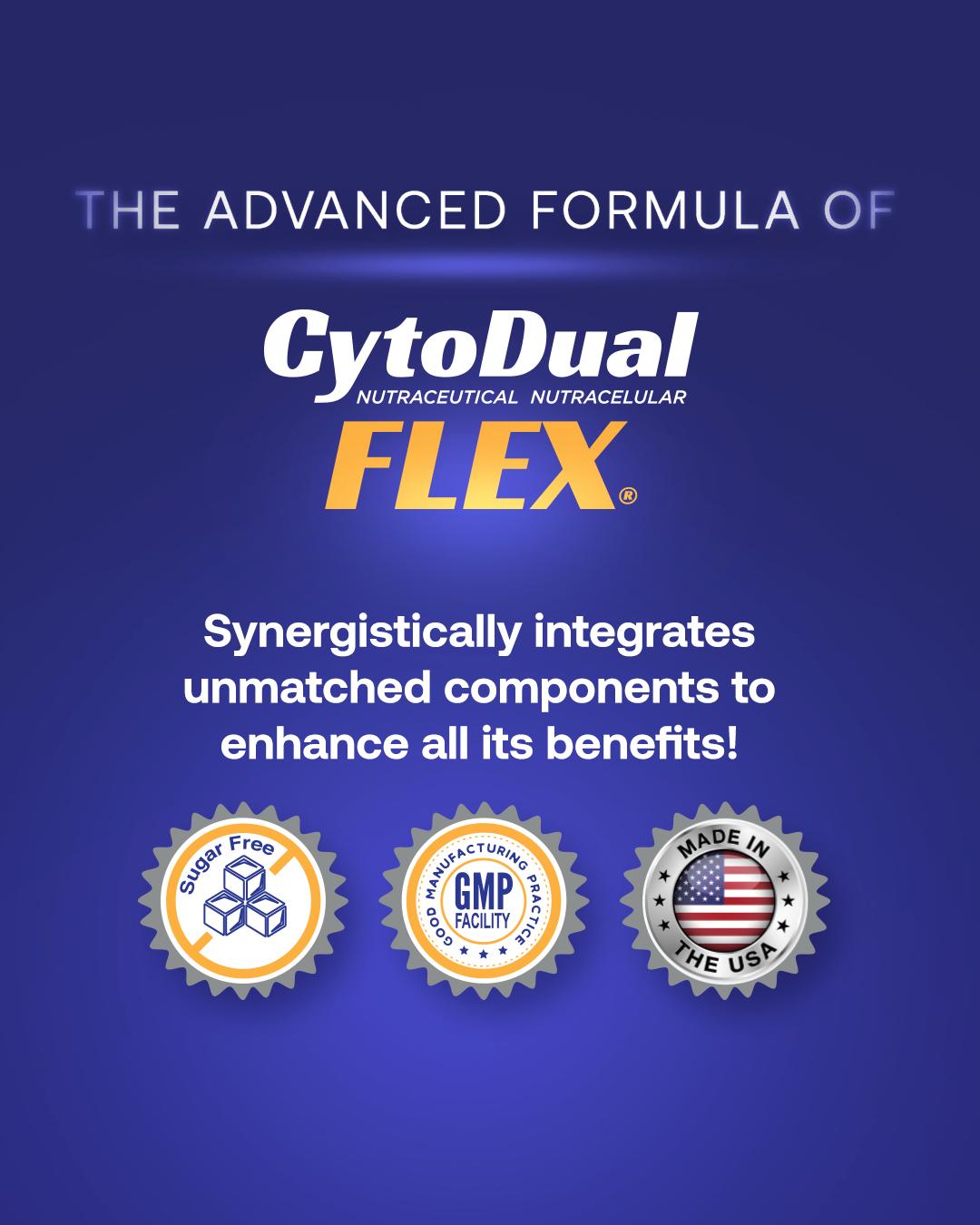 Cytodual Flex 90 & Blue 60 Tabs Combo, sold exclusively online. Includes Flex 90, Blue 60, plus Ultra C 30 Tabs as a special gift