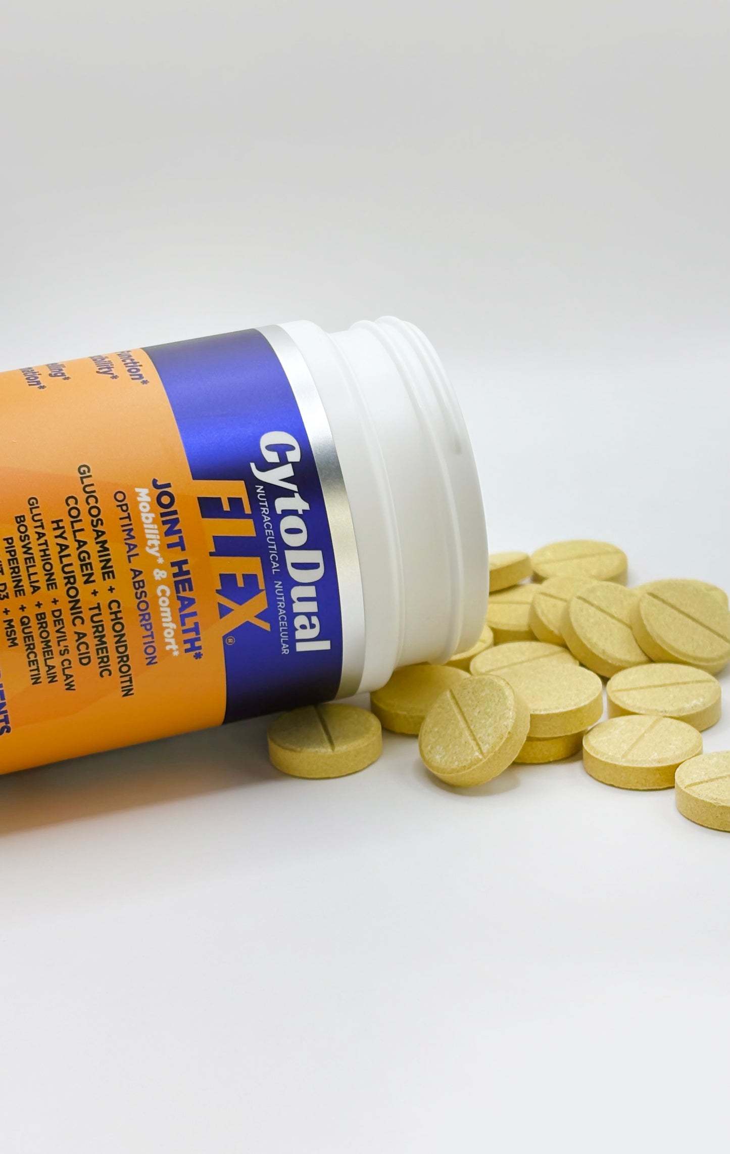 CytoDual Flex – Joint & mobility support | Glucosamine, Chondroitin, MSM, Collagen. Chewables – 90 Days